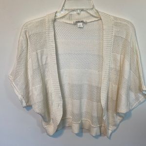 White cardigan size XL